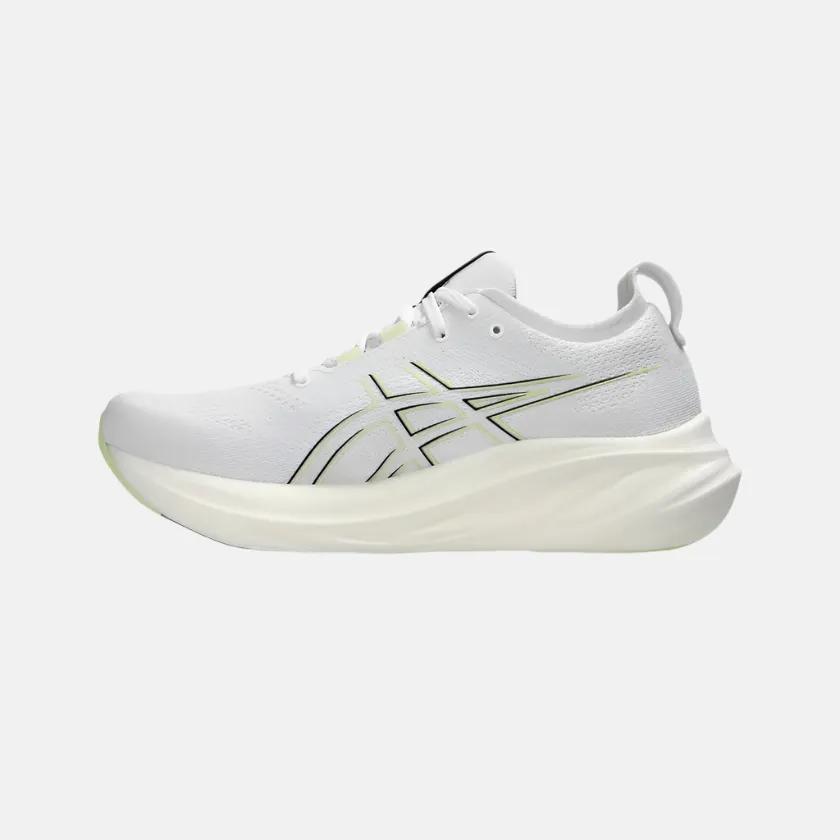Asics GEL-NIMBUS 26 Men's Running Shoes -White/Birch foot - contour running shoes