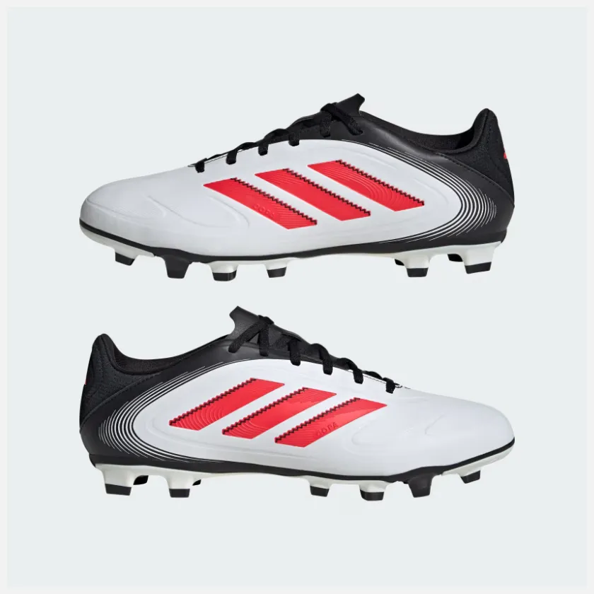 Quick Stop Weekend Play Adidas Copa Pure 3 Club Firm/Multi-Ground Boots -Cloud White/Lucid Red/Core Black