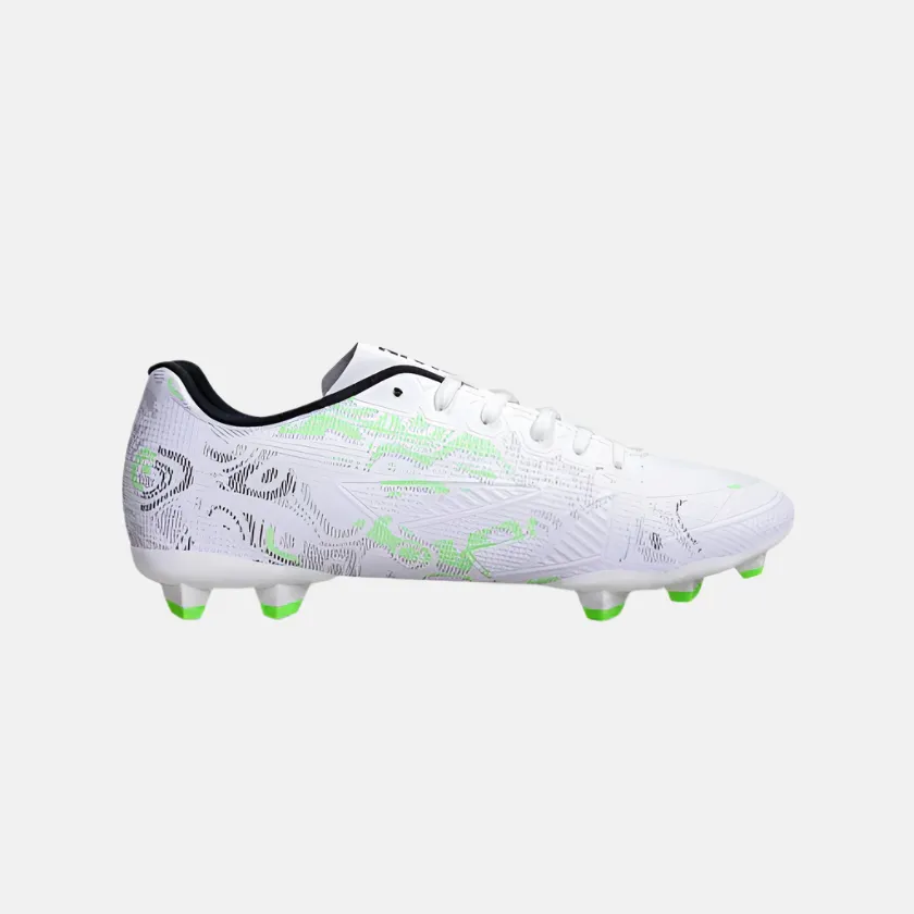 Nivia Safari Men's Football Shoes - Grey/White Speed Action Daily Training