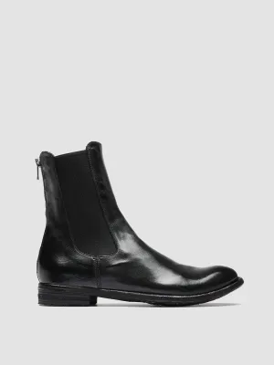 LEXIKON 073 - Black Leather Chelsea Boots Shock Absorbing