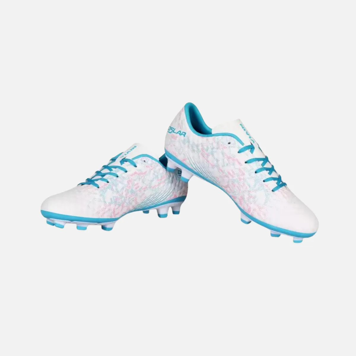 Nivia Oslar 3.0 Unisex Football Studs -White Firm Grip Reaction Time