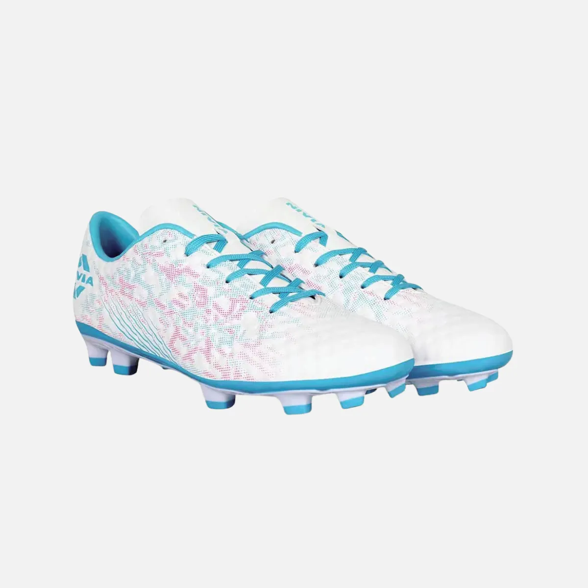 Nivia Oslar 3.0 Unisex Football Studs -White Game Day