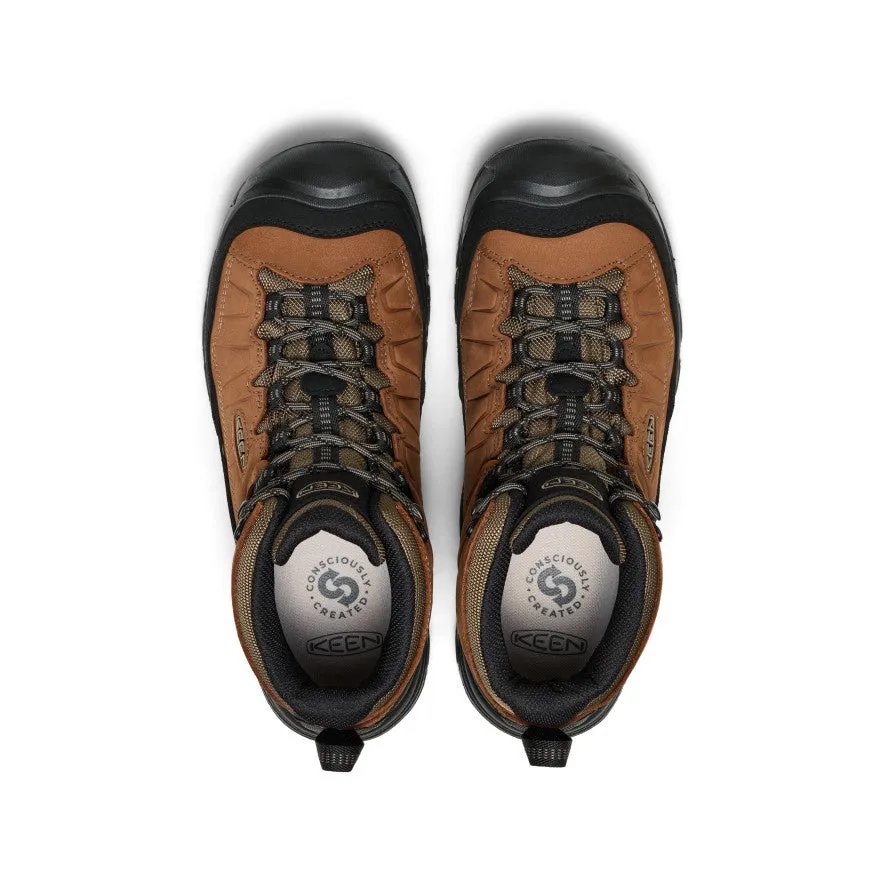 Men's Targhee IV Waterproof Hiking Boot  |  Bison/Black Cushioned Resistant Materials