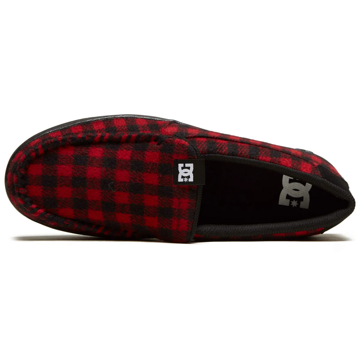 DC Villain 2 Shoes - Black/Red Plaid gentle touch