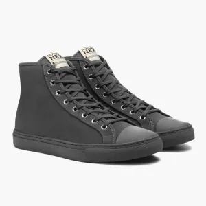 Smart Step Slip-Resistant Shoes Men's Classic High Top | Grey