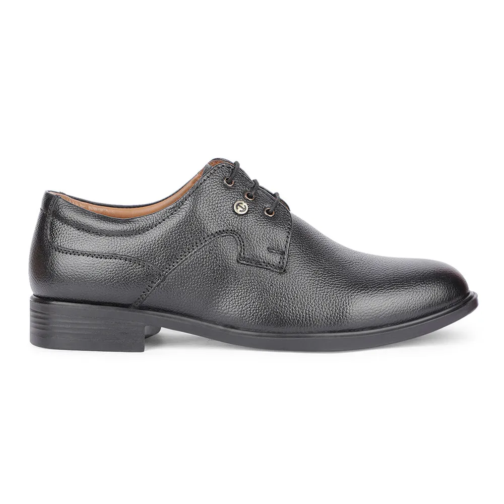 Healers Formal Black Lacing Derby Shoes For Men S201-05 By Liberty All Day Style Workday Essential
