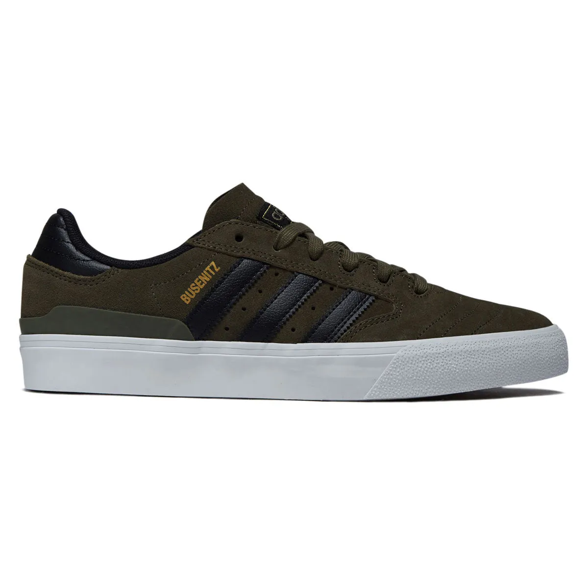 Essential Wear Adidas Busenitz Vulc II Shoes - Olive Strata/Core Black/Ftwr White