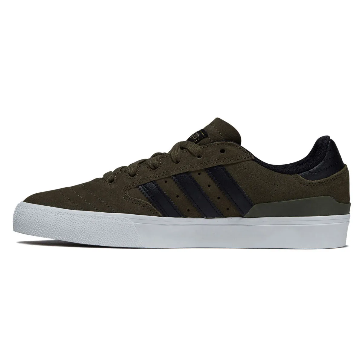Adidas Busenitz Vulc II Shoes - Olive Strata/Core Black/Ftwr White Glide Ride Toe Protection