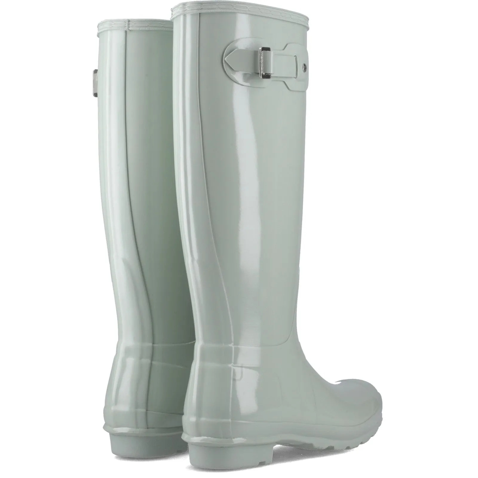 Walking Gear Classic Wear Hunter Womens Original Tall Gloss Wellingtons Sea Foam