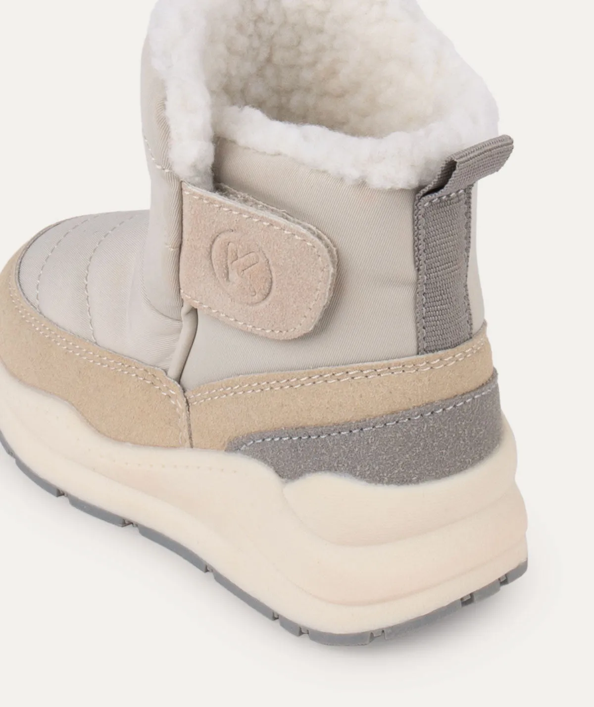 Water Resistant Stylish Footwear Quilted Snow Boot - Neutral  Winter White