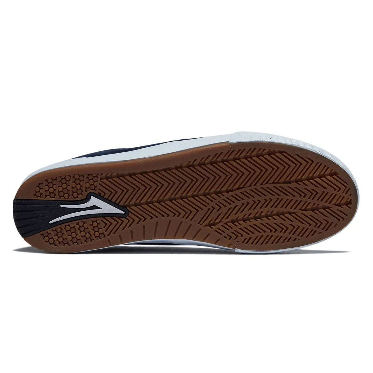 Classic Fit Slip   On Lakai Wilkins Shoes - Navy Suede