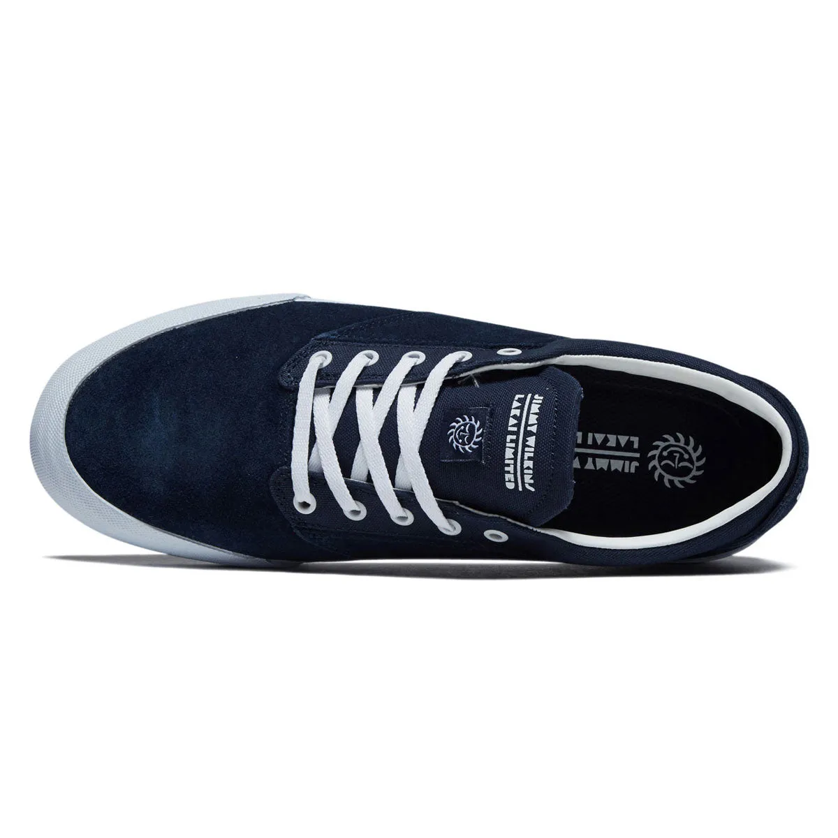 Lakai Wilkins Shoes - Navy Suede Loose Fit Heritage Look