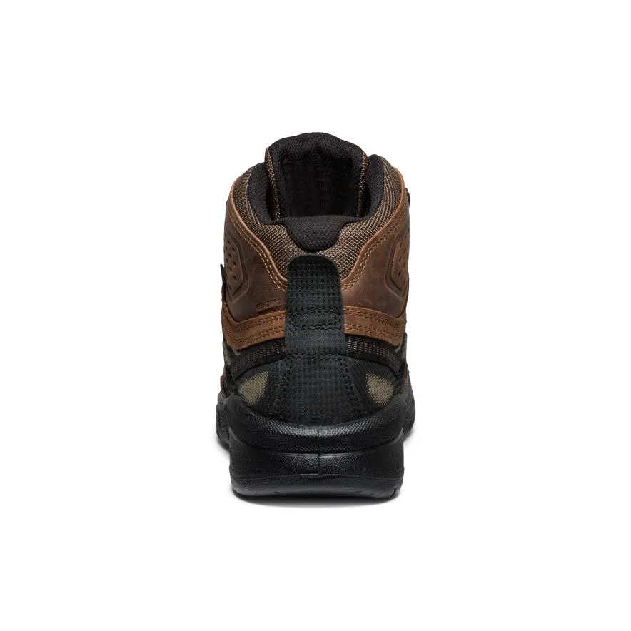 Remote Hiking Men's Targhee IV Waterproof Work Boot (Carbon Toe)  |  Dark Earth/Black