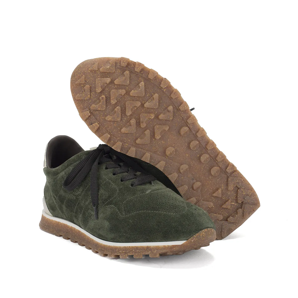 SPORT 50006<br>Olive green sneakers Simple Slip Quick Walk Wear