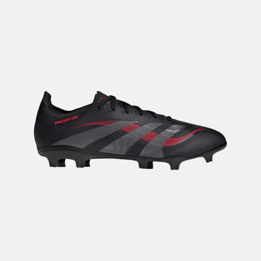 Agility Moves Adidas Predator League Firm Multi-Ground Unisex Football Shoes -Core Black/Grey Four/Lucid Red
