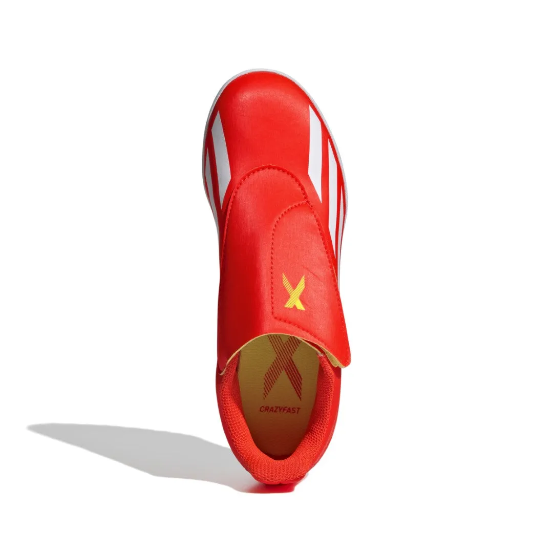 wet conditions X Crazyfast Club Hook-and-Loop Turf Soccer Shoes