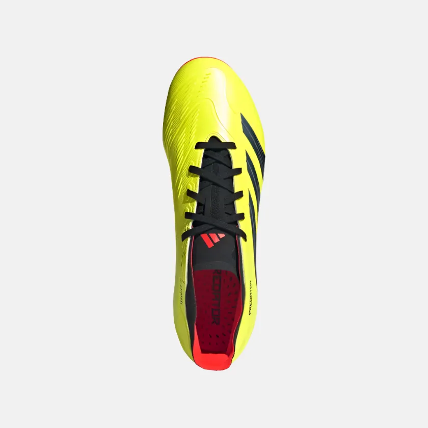 Strong Build Strong Start Adidas Predator League Firm Ground Football Shoes -Team Solar Yellow 2/Core Black/Solar Red