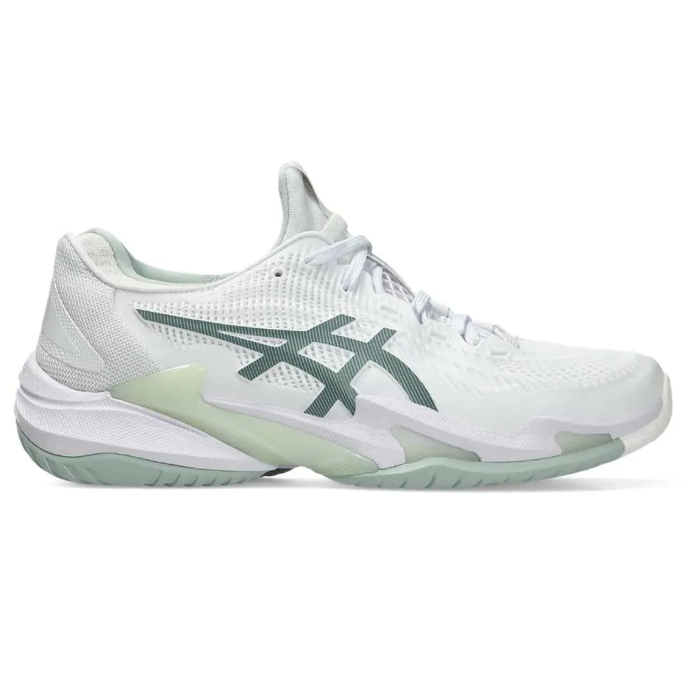 Breathable mesh Breathable knit Asics Court FF 3 Women's Tennis Shoe (White/Lichen Rock)