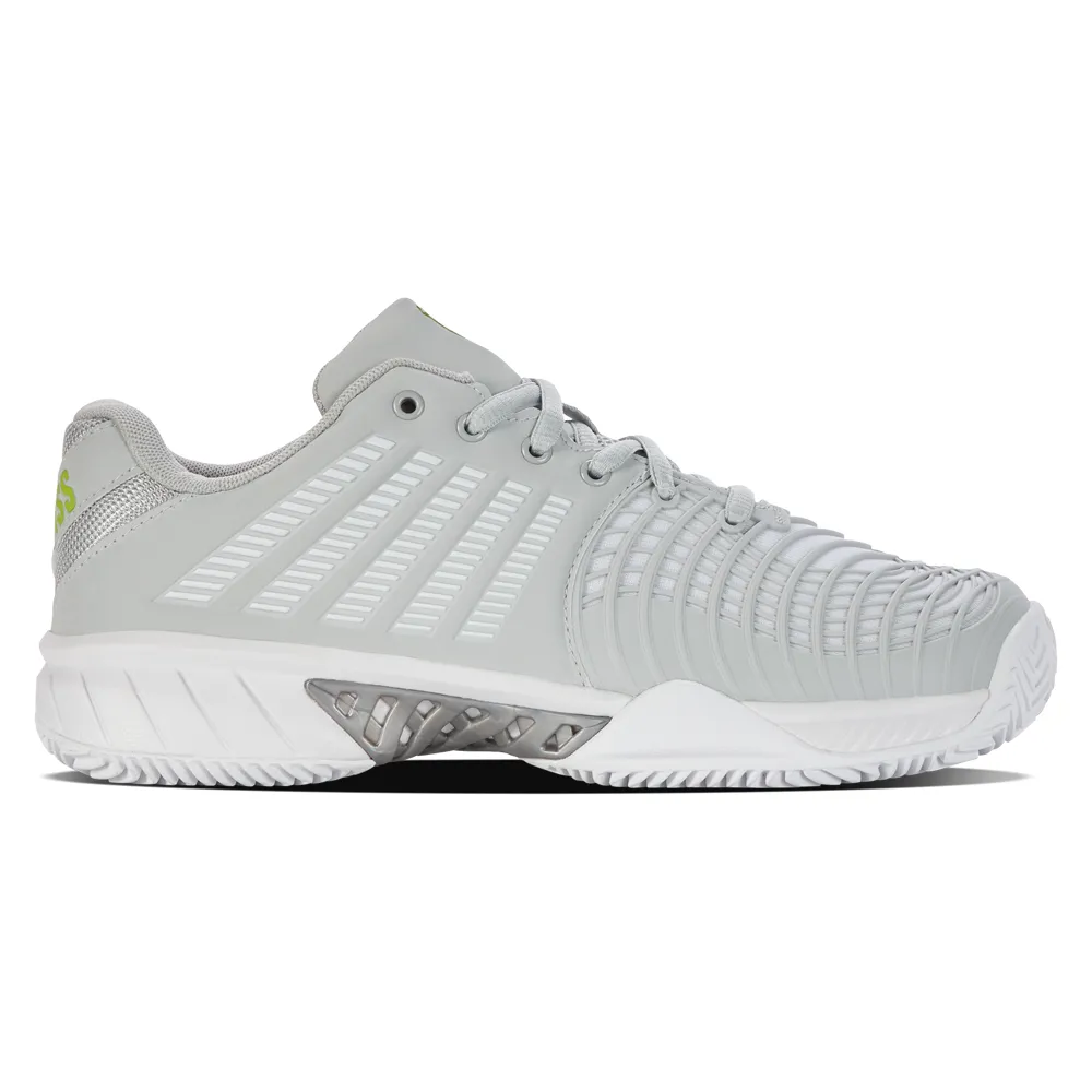 Recreational Athletes K-Swiss Express Light 3 HB Tennis Shoes (Ladies) - Grey Violet/White/Lime Green
