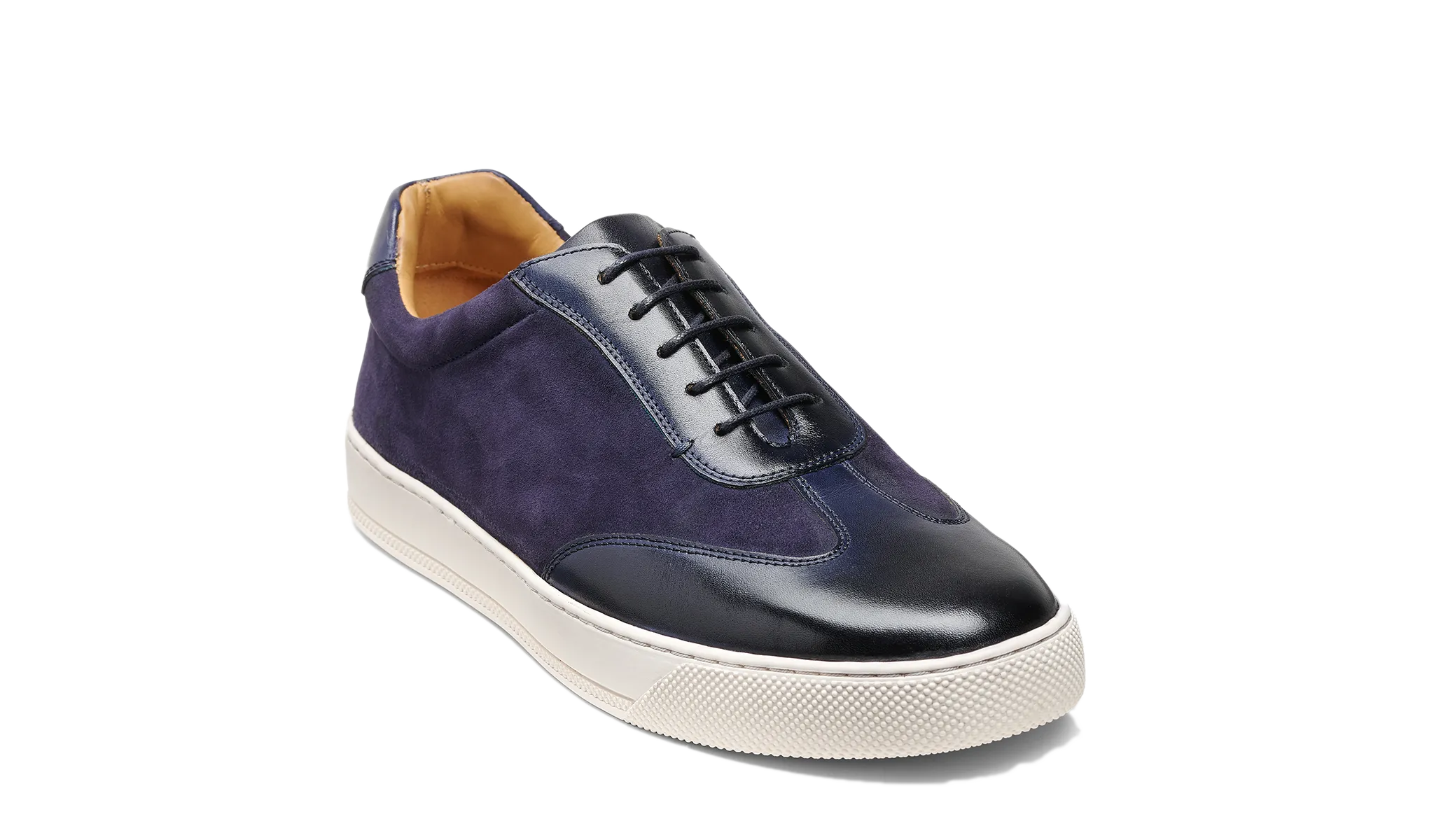 Cool Pop Stig - Navy Suede Calf