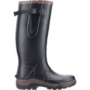 Winter Style Cotswold Unisex Compass Neoprene Rubber Wellington Black