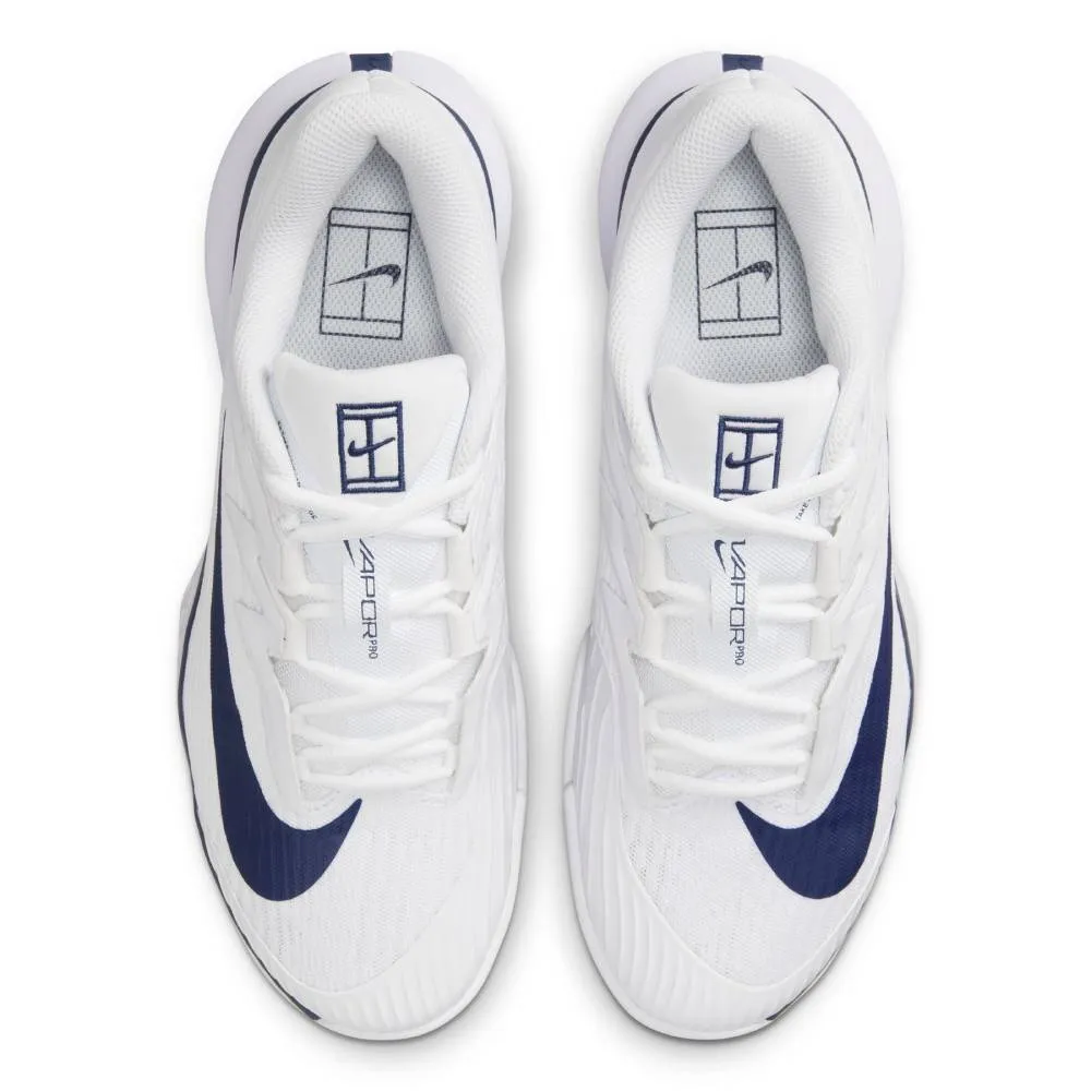 Unisex style Training Ready Nike Zoom Vapor Pro 3 Premium Women's Tennis Shoe (White/Navy)