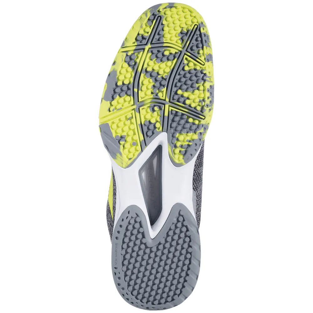 Seamless construction Seamless Fit Babolat Jet Tere Sand Grass Tennis Shoes (Mens) - Grey/Aero