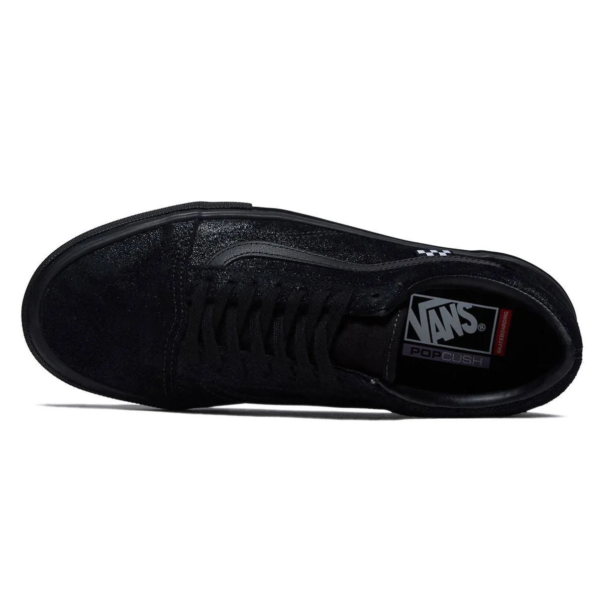 Vans Skate Old Skool Shoes - Metallic Black/Smoke Grippy Rubber