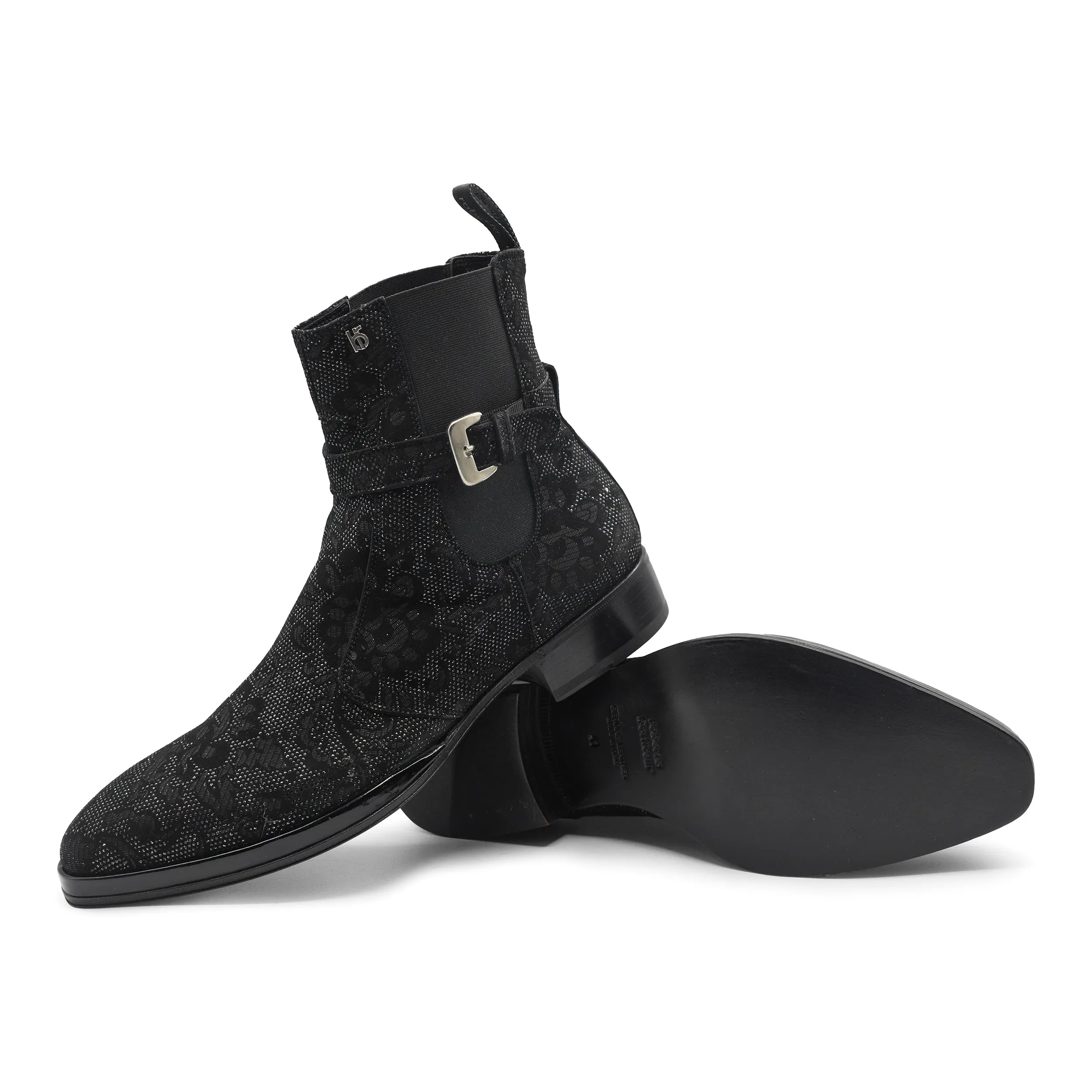 7202 - Rock N Roll Black Sparkle Soft Touch