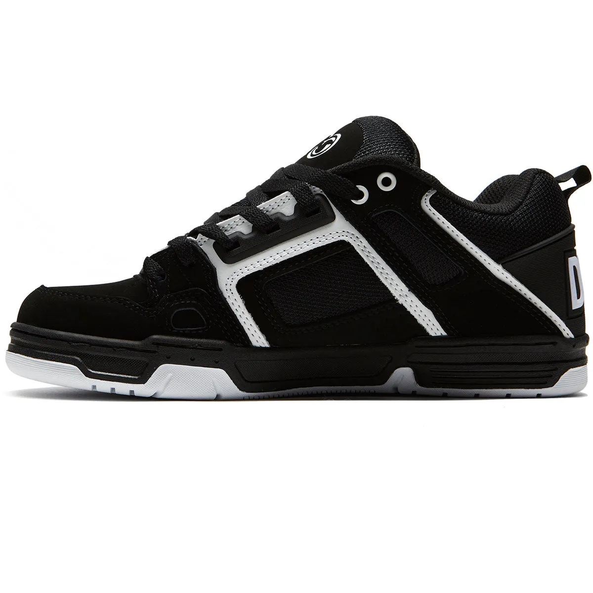 DVS Comanche Shoes - Black/White Nubuck Board Ready Fit