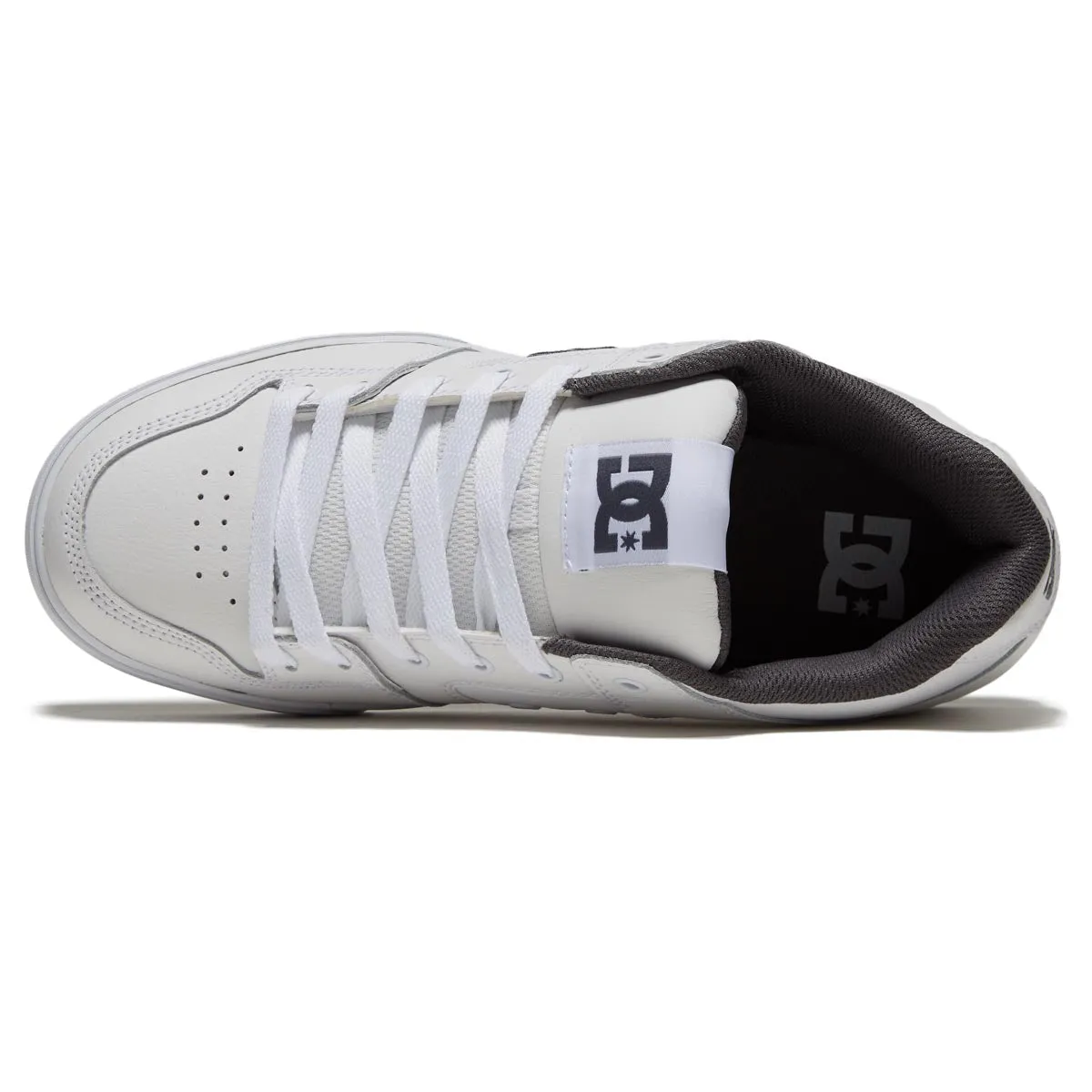 DC Pure Shoes - White/Battleship/White Anti Slip Feature Speed Step