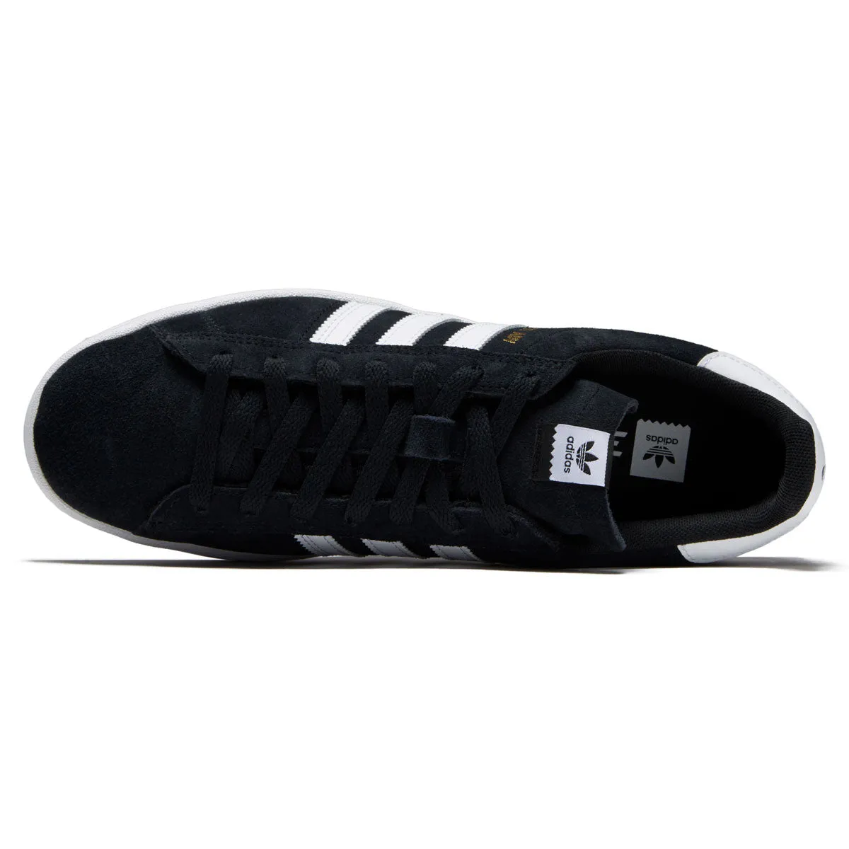 Adidas Campus ADV Shoes - Black/White/White Lightweight Wear Outdoor Life
