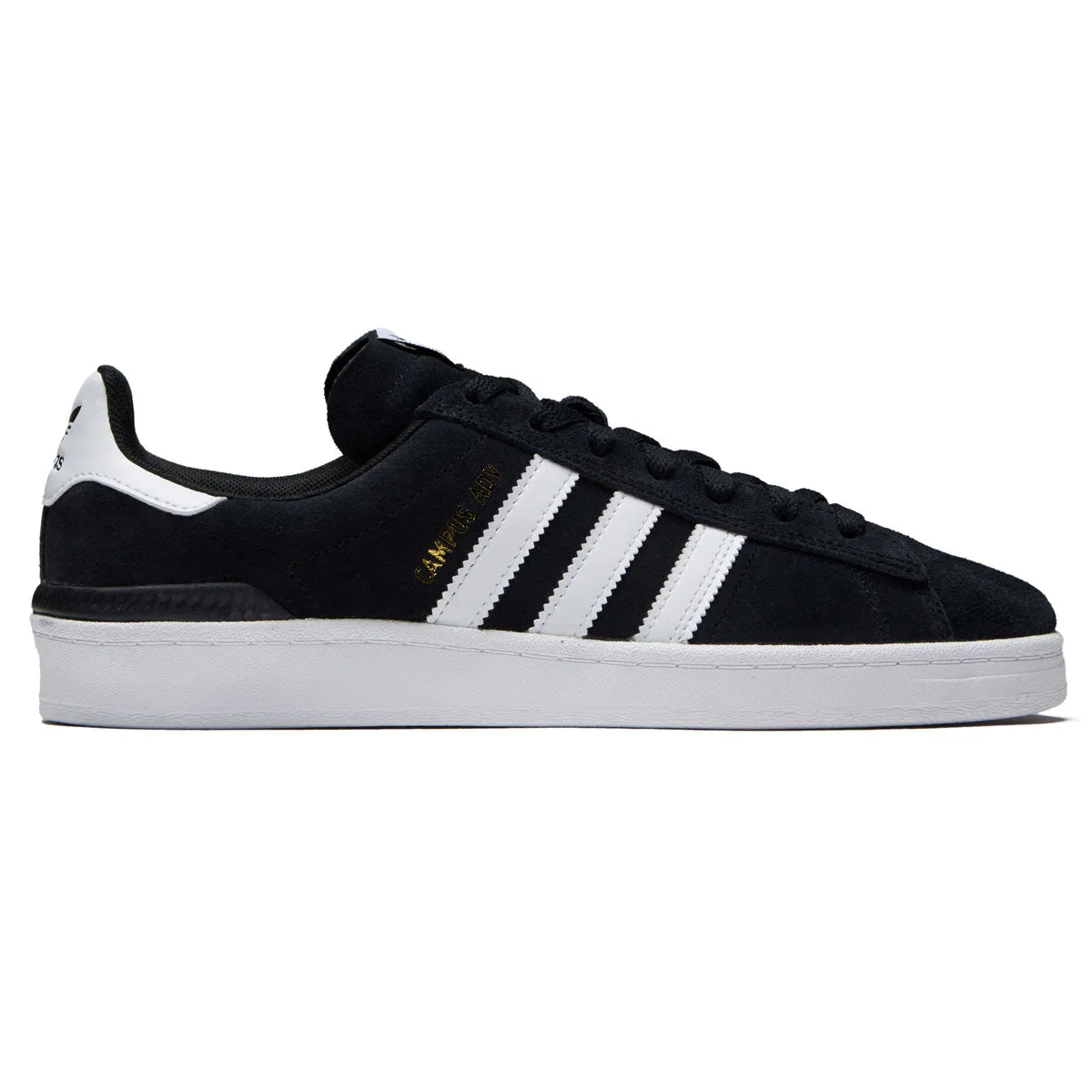 Classic Fit All Season Wear Adidas Campus ADV Shoes - Black/White/White