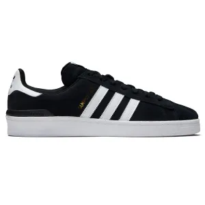 Rubber Sole Adidas Campus ADV Shoes - Black/White/White