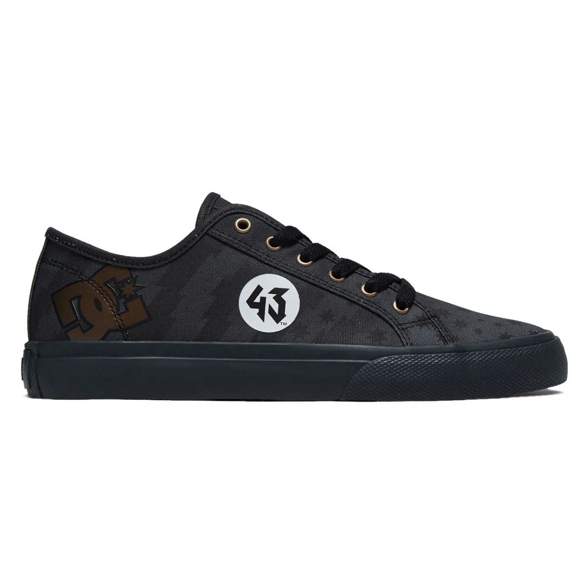 Skater Move Performance Grip DC x 43i Manual Shoes - Grey/Black