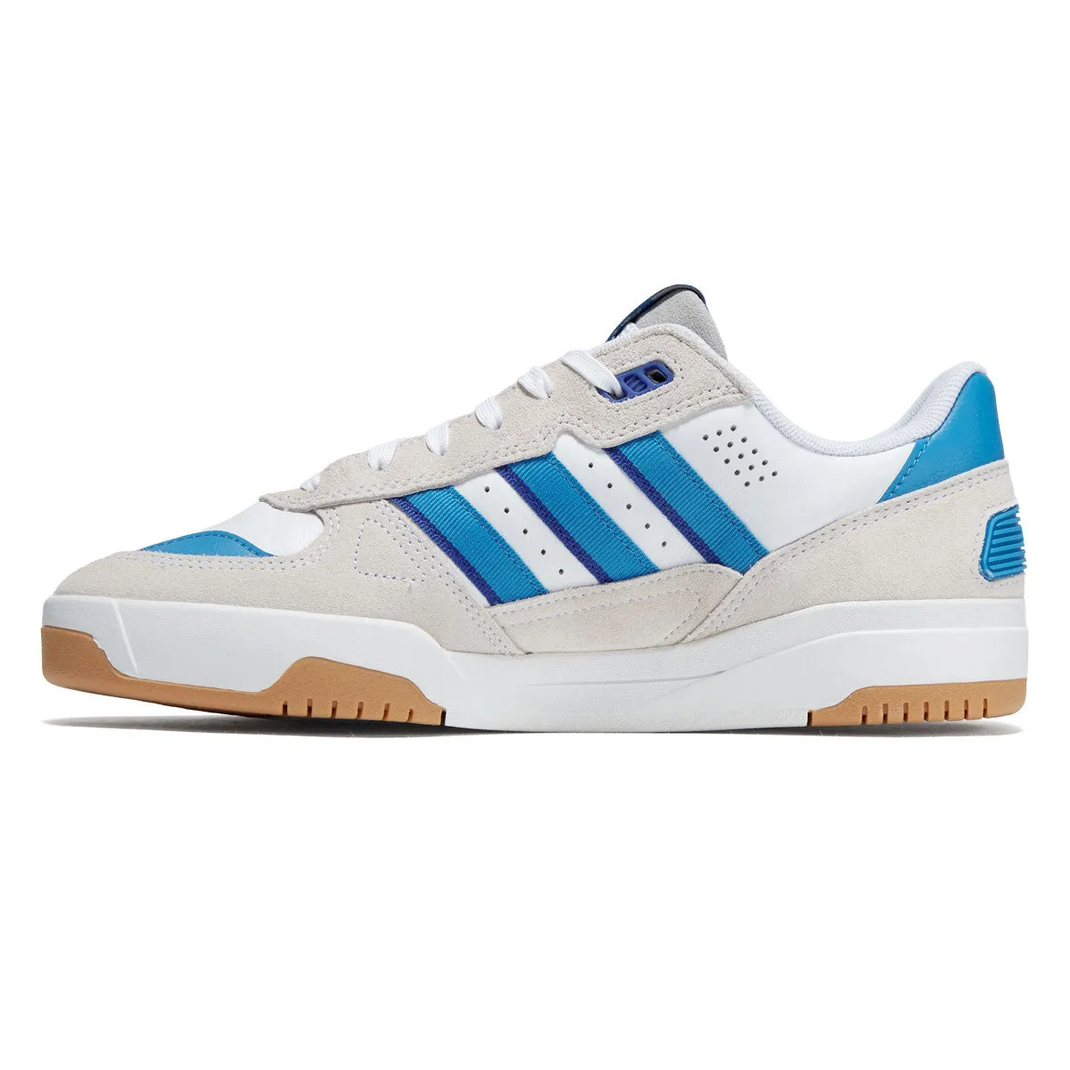 Comfort Lacing Adidas Tekkira Cup Shoes - Ftwr White/Blue/Blue