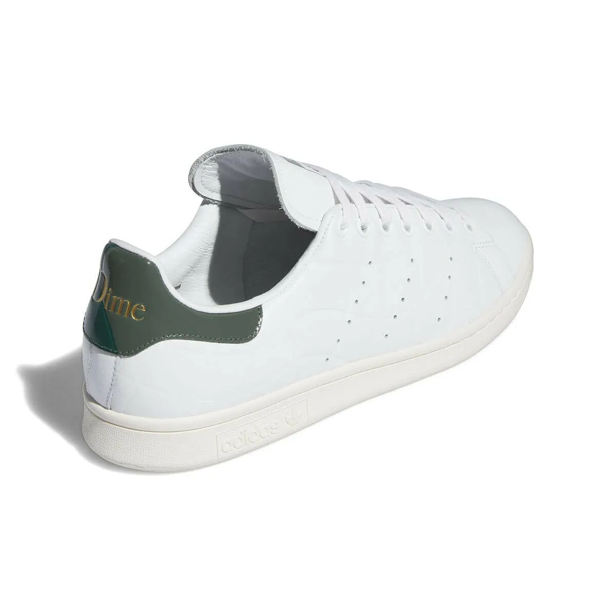 Stylish Edge Streetwear Adidas - Dime Stan Smith Shoes Cloud White/Collegiate Green/Green Oxide