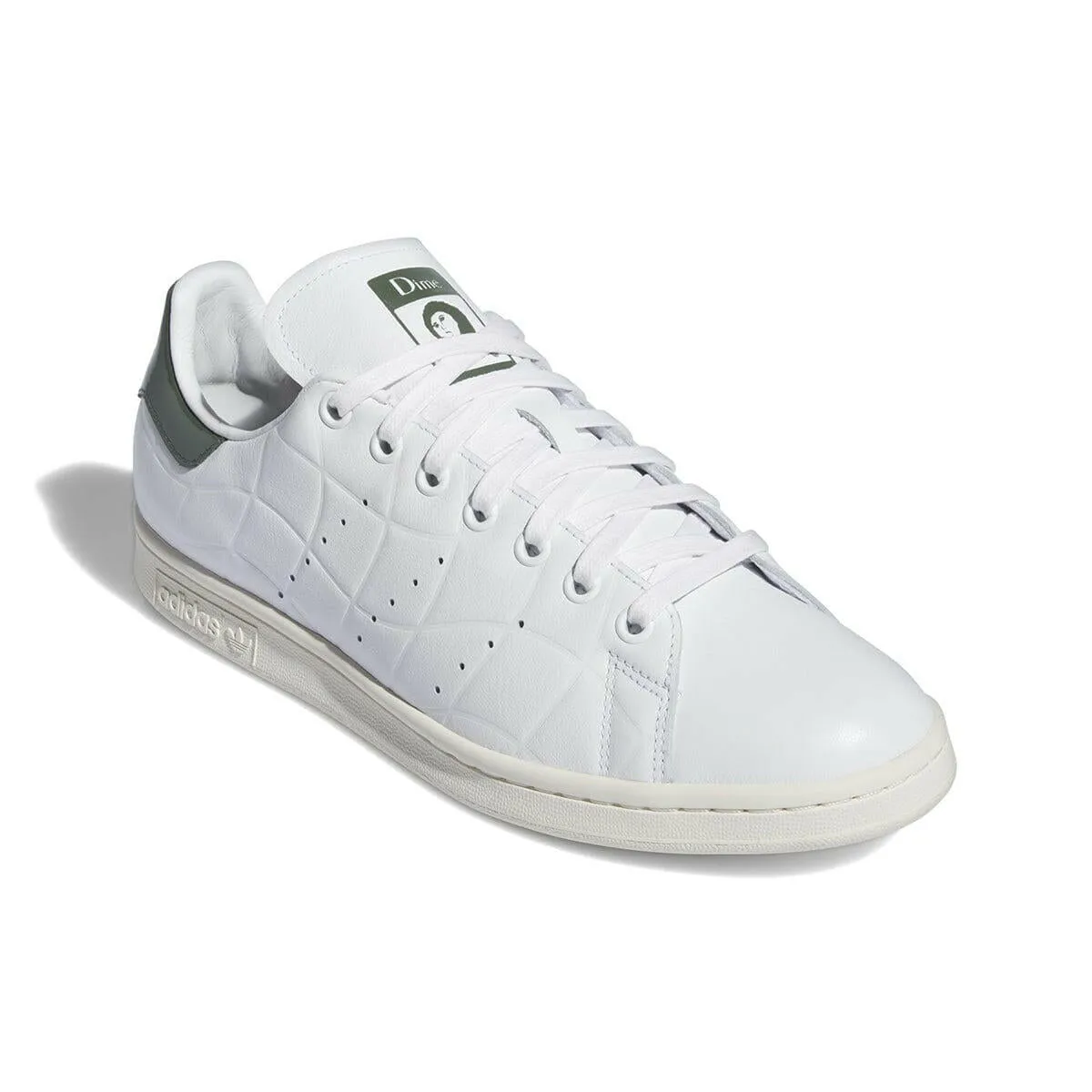 Adidas - Dime Stan Smith Shoes Cloud White/Collegiate Green/Green Oxide Durable Laces