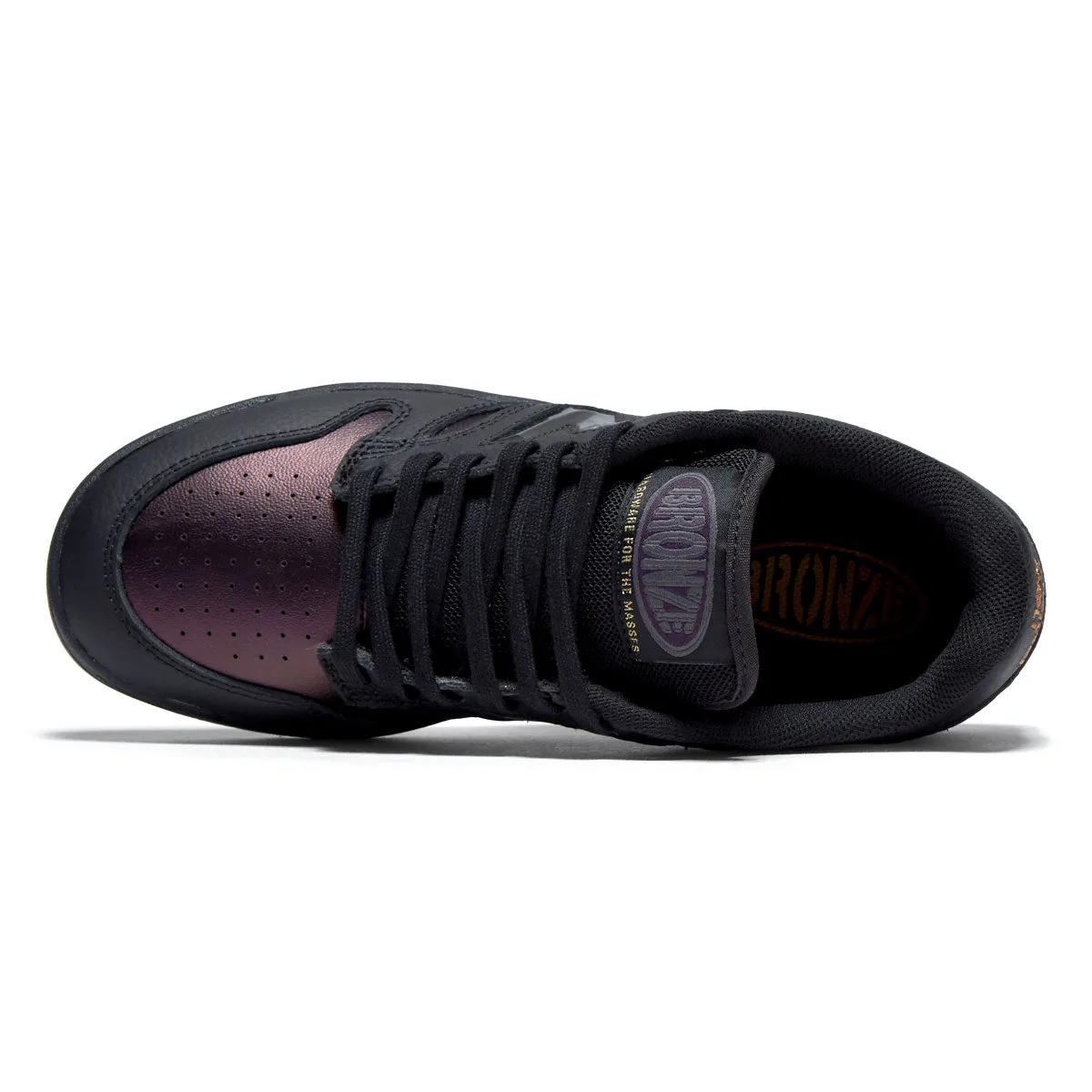 New Balance x Bronze 56k 480 Shoes - Black/Black Board Ride Skater Life
