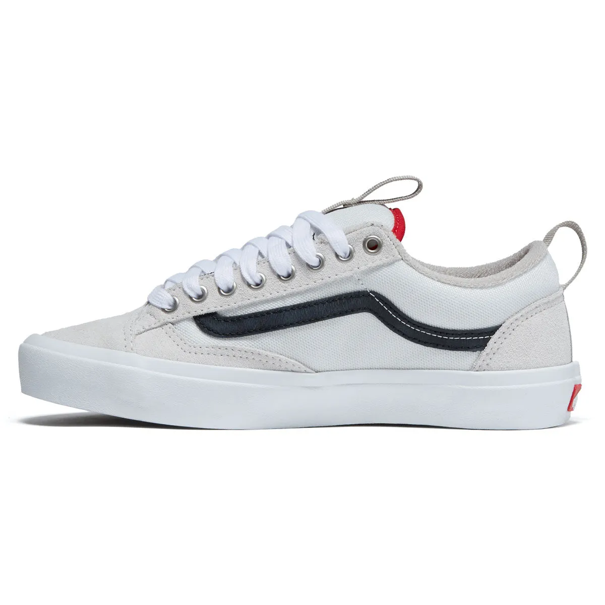 Pro Level Ride Quick lacing Vans Skate Old Skool 36 Shoes - Antique White/Black