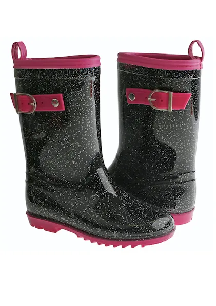Girls Glitter Rain Boot Quick Walk Protection Outdoor Walk