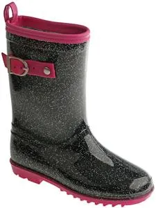soft fit Waterproof Daily Wear Girls Glitter Rain Boot
