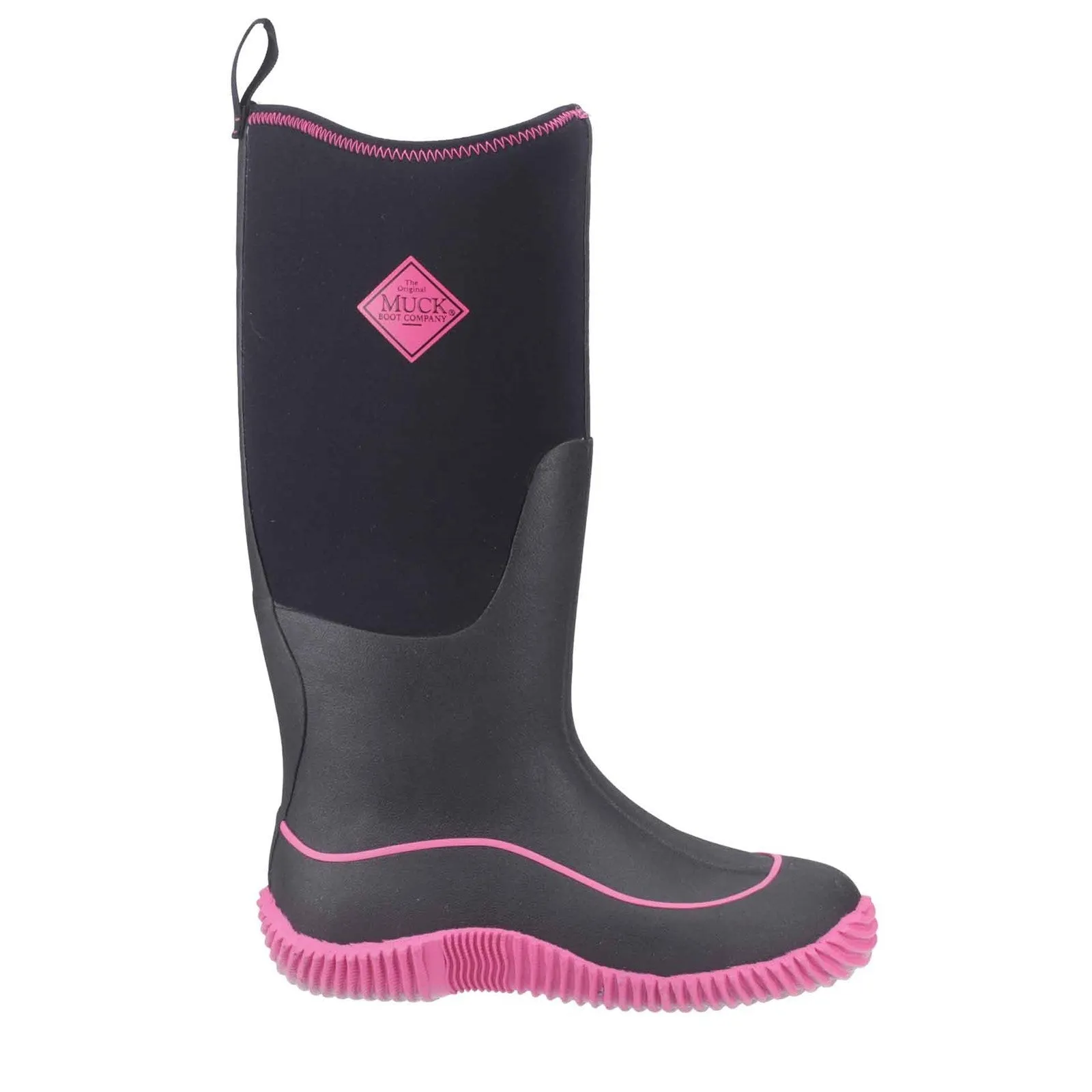 Quick Walking Protection Simple Muck Boots Womens Hale Pull On Wellington Boot Black