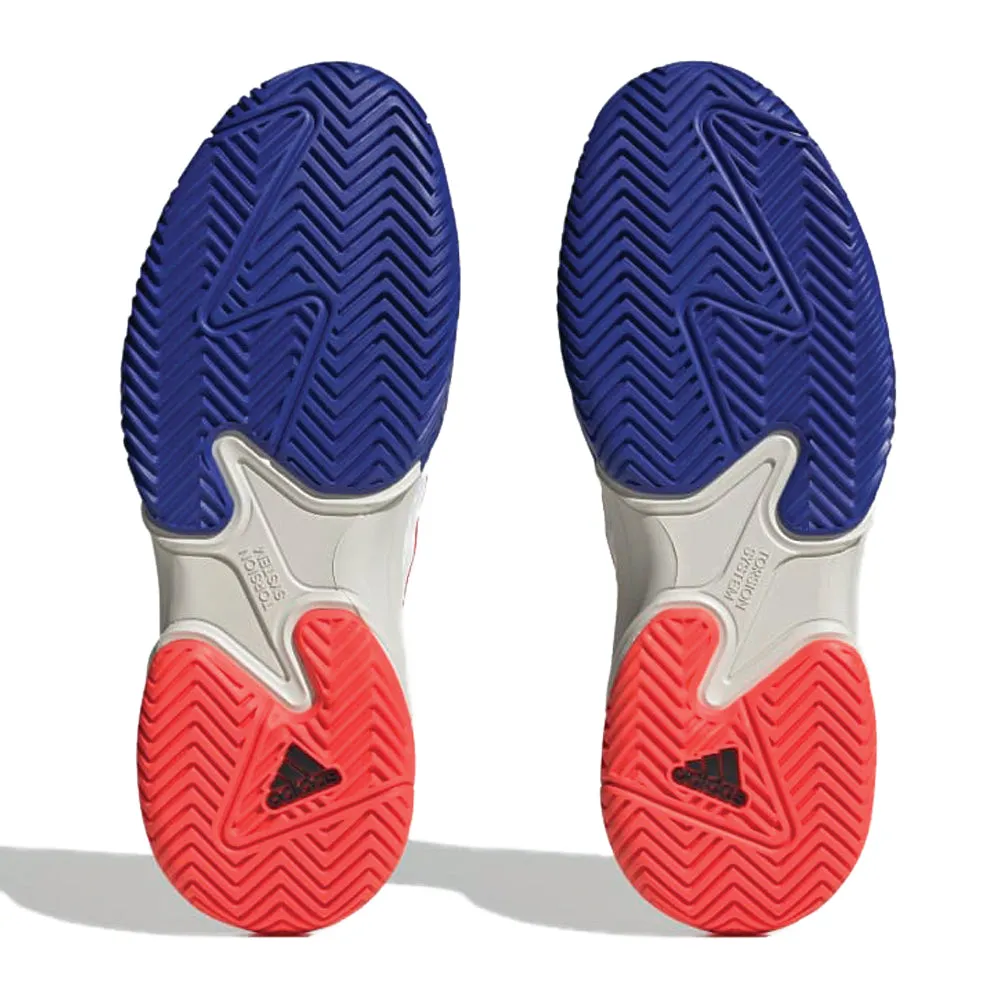 All Purpose adidas Barricade All Surface Tennis Shoe (Mens) - Lucid Blue/Core Black/Solar Red