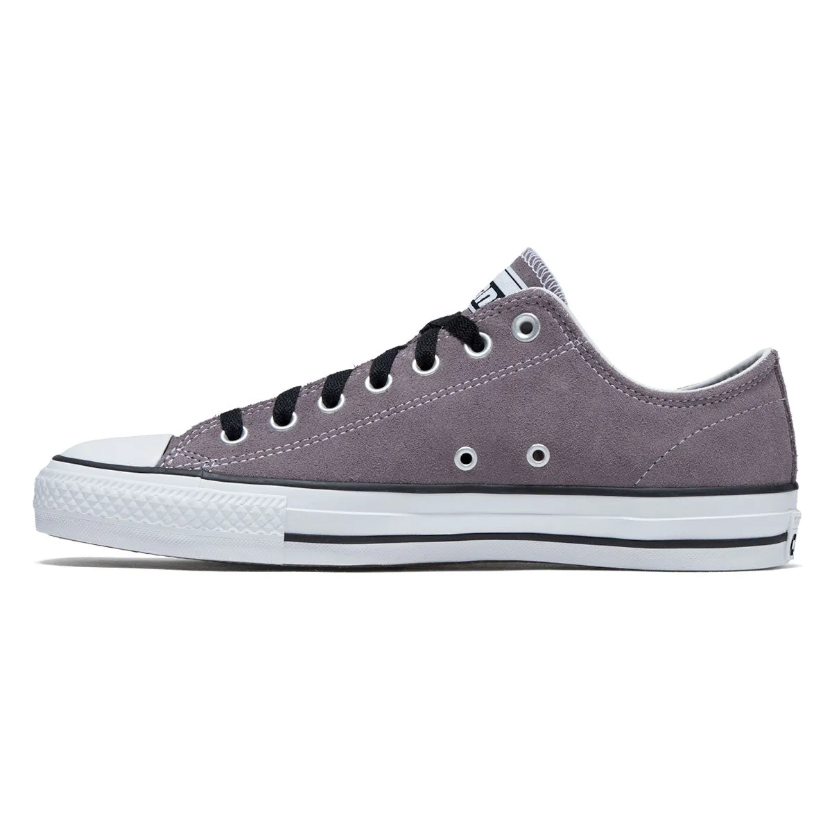 Adaptive Sole Skateboard Ride Fit Converse Chuck Taylor All Star Pro Suede Ox Shoes - Mauve Stone/White/Black