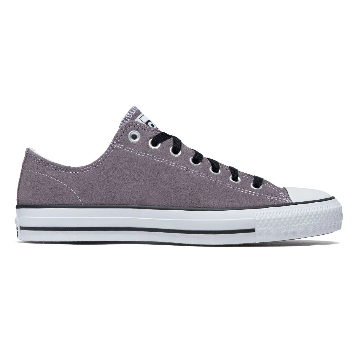Shock Control Converse Chuck Taylor All Star Pro Suede Ox Shoes - Mauve Stone/White/Black