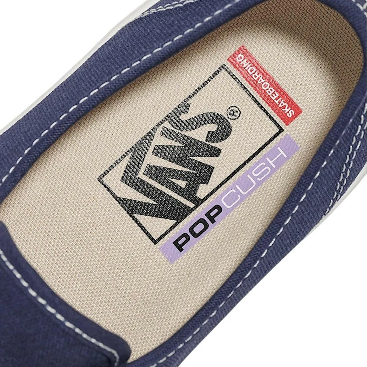 Vans - Skate Authentic Shoes Navy/Turtledove Flat Step
