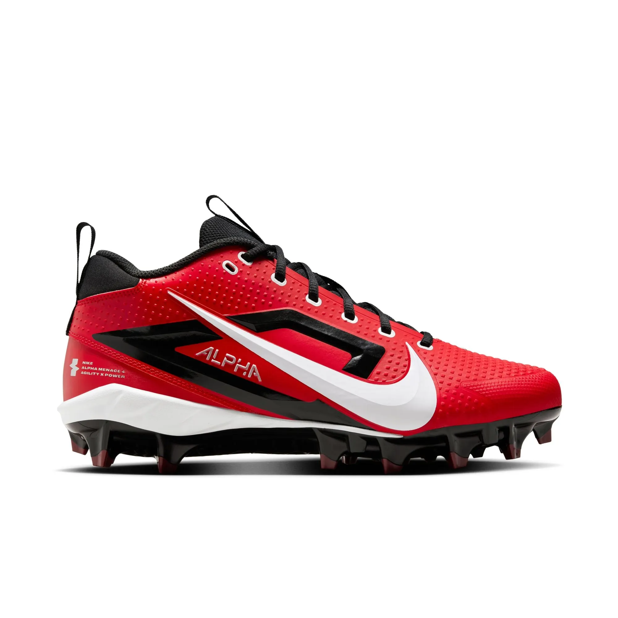 Men's Nike Alpha Menace 4 Varsity Football Cleats Foot Arch