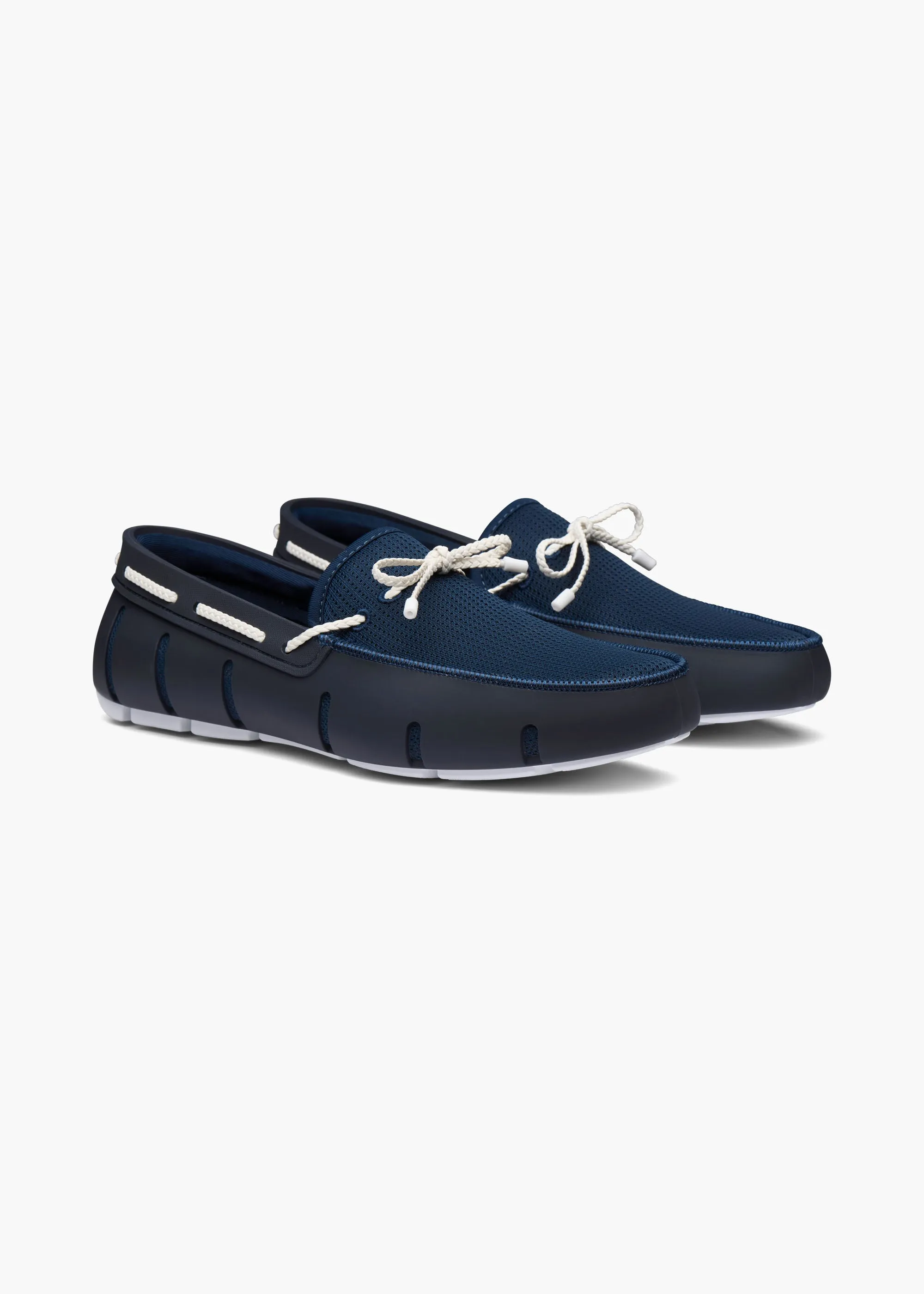Braided Lace Loafer Faux Leather Comfy Breeze