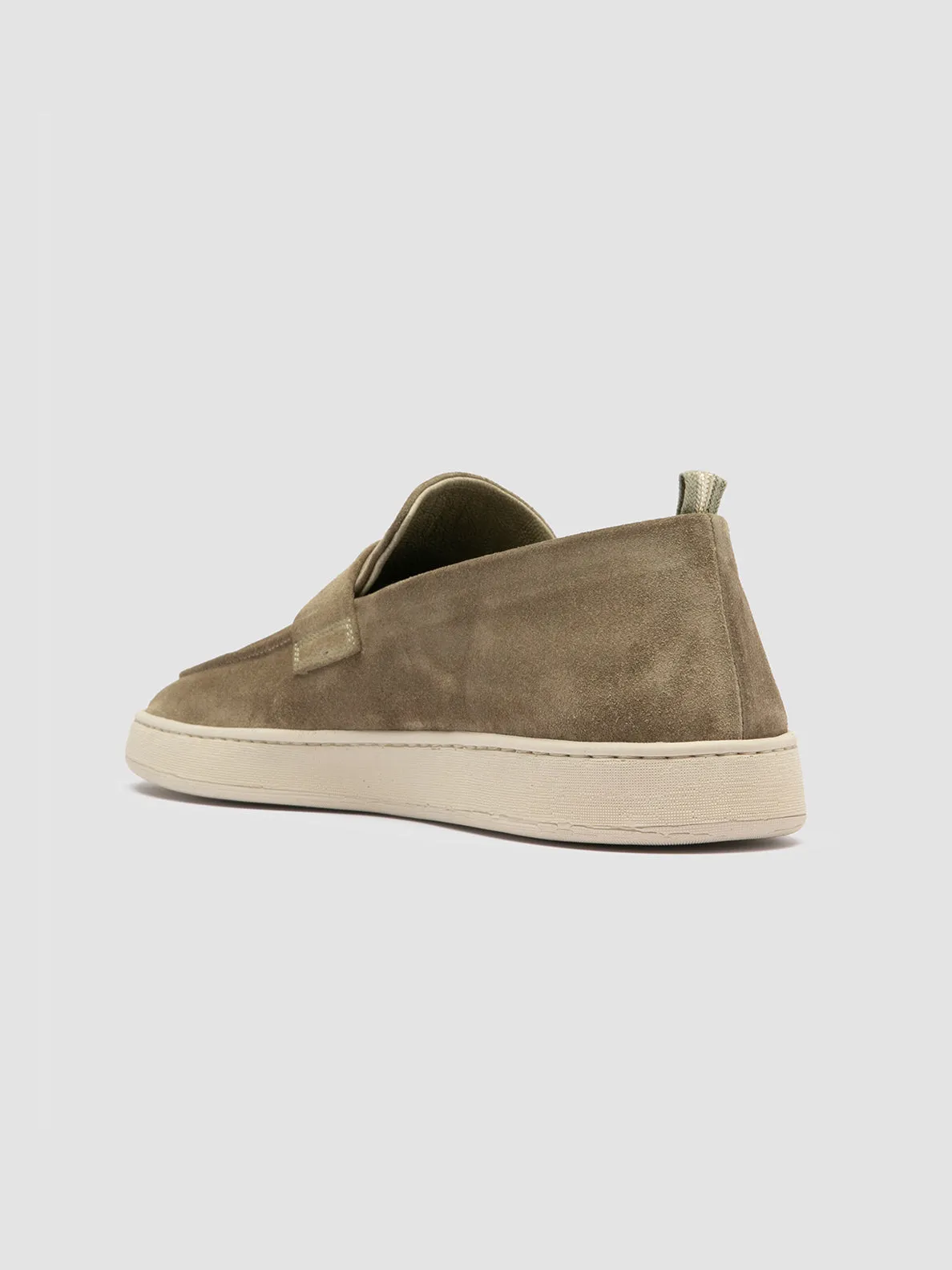 HERBIE 001 - Taupe Suede Penny Loafers Outdoor Ready Dawn Move